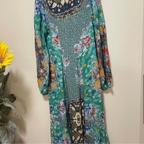 NWT Free People
Maris Printed Midi Dress
Size XS 
Retail $168
100% Viscose - Picture 7 of 9